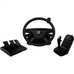 Netto Marken-Discount Aerosoft Simulatoren-Set Truck & Bus Wheel System Angebot