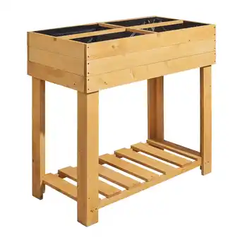 Netto Marken-Discount Hochbeet aus Holz, Living & Garden Angebot