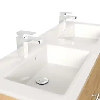 Netto Marken-Discount Badmöbel Homeline 120 weiss hochglanz Angebot