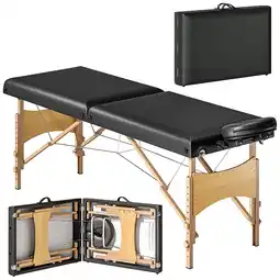 Netto Marken-Discount HOMCOM Massageliege Kunstleder, Holz Angebot