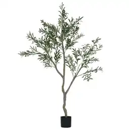 Netto Marken-Discount HOMCOM Künstlicher Olivenbaum Kunststoff, Kunstseide Angebot