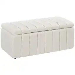 Netto Marken-Discount HOMCOM Sitztruhe Polyester, Eukalyptusholz Angebot