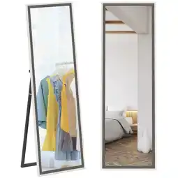Netto Marken-Discount HOMCOM Ganzkörperspiegel Glas, MDF Angebot