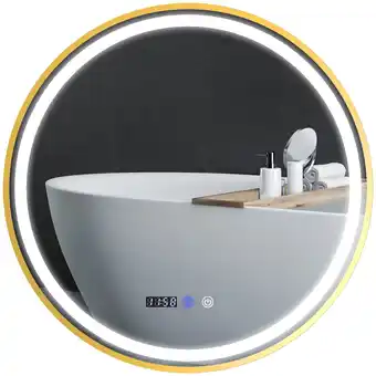 Netto Marken-Discount HOMCOM Badezimmerspiegel Glas, Metall Angebot
