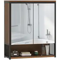 Netto Marken-Discount HOMCOM Spiegelschrank MDF, Spanplatte Angebot