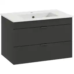 Netto Marken-Discount HOMCOM Waschbeckenunterschrank MDF, Keramik Angebot