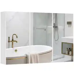 Netto Marken-Discount HOMCOM Spiegelschrank Spanplatte, Glas Angebot