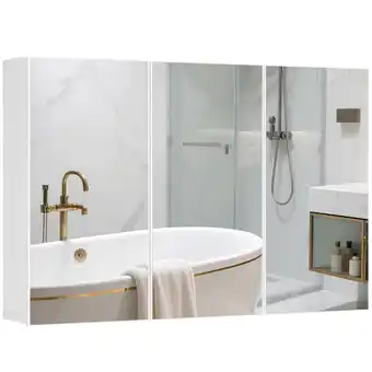Netto Marken-Discount HOMCOM Spiegelschrank Spanplatte, Glas Angebot