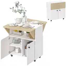 Netto Marken-Discount HOMCOM Klapptisch Spanplatte, Stahl Angebot