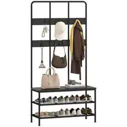 Netto Marken-Discount HOMCOM Garderobenständer Metall, Spanplatte Angebot