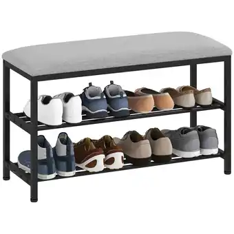 Netto Marken-Discount HOMCOM Schuhbank Leinen, Metall Angebot