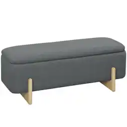 Netto Marken-Discount HOMCOM Sitzbank Polyester, Buchenholz Angebot