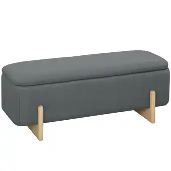 Netto Marken-Discount HOMCOM Sitzbank Polyester, Buchenholz Angebot