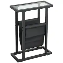 Netto Marken-Discount HOMCOM Couchtisch Metall, Hartglas Angebot
