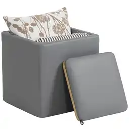 Netto Marken-Discount HOMCOM Sitzhocker Kunstleder, MDF Angebot