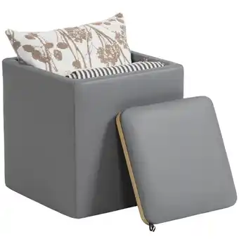 Netto Marken-Discount HOMCOM Sitzhocker Kunstleder, MDF Angebot