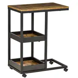 Netto Marken-Discount HOMCOM Beistelltisch Stahl, MDF Angebot