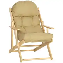 Netto Marken-Discount HOMCOM Relaxsessel Buchenholz, Schaumstoff Angebot