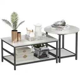 Netto Marken-Discount HOMCOM Beistelltisch Stahl, Spanplatte Angebot