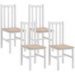 Netto Marken-Discount HOMCOM Esszimmerstühle Kiefernholz Angebot
