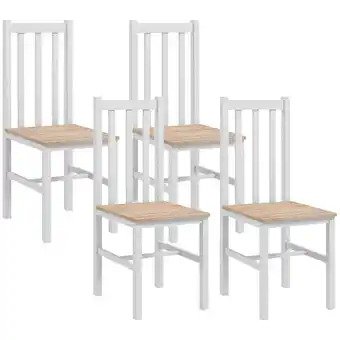Netto Marken-Discount HOMCOM Esszimmerstühle Kiefernholz Angebot