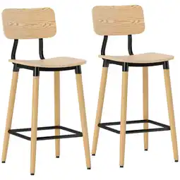 Netto Marken-Discount HOMCOM Barhocker Holzwerkstoff, Stahl Angebot