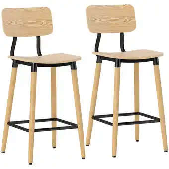 Netto Marken-Discount HOMCOM Barhocker Holzwerkstoff, Stahl Angebot
