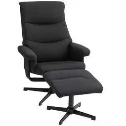Netto Marken-Discount HOMCOM Relaxsessel mit Hocker Polyester Angebot