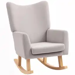 Netto Marken-Discount HOMCOM Schaukelstuhl Polyester, Kautschukholz Angebot