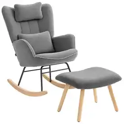 Netto Marken-Discount HOMCOM Schaukelstuhl Polyester Angebot