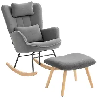 Netto Marken-Discount HOMCOM Schaukelstuhl Polyester Angebot