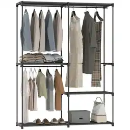 Netto Marken-Discount HOMCOM Stoffschrank Vliesstoff, Metall Angebot