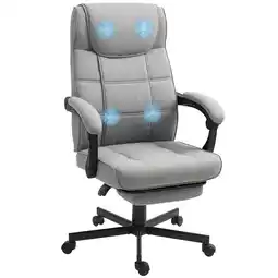 Netto Marken-Discount HOMCOM Bürostuhl mit Massagefunktion Polyester, Schaumstoff Angebot