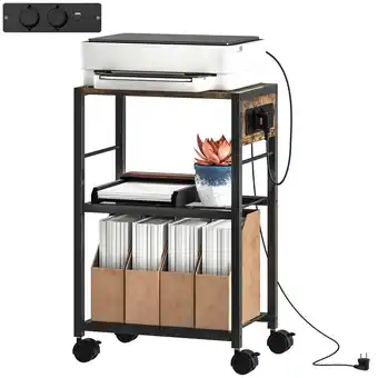 Netto Marken-Discount HOMCOM Druckerständer MDF, Stahl Angebot