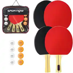 Netto Marken-Discount SPORTNOW Tischtennisschläger Sperrholz, Oxford-Gewebe Angebot