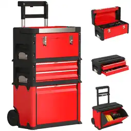 Netto Marken-Discount HOMCOM Werkstattwagen Stahl, Kunststoff Angebot