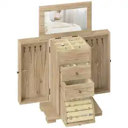 Netto Marken-Discount HOMCOM Schmuckkästchen Paulownia-Holz Angebot