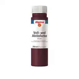 toom Baumarkt Alpina Voll- und Abtönfarbe 'Berry Red' beerenfarben 250 ml Angebot
