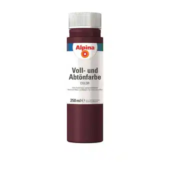 toom Baumarkt Alpina Voll- und Abtönfarbe 'Berry Red' beerenfarben 250 ml Angebot