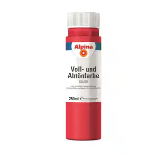 toom Baumarkt Alpina Voll- und Abtönfarbe 'Fire Red' feuerrot 250 ml Angebot