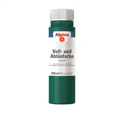 toom Baumarkt Alpina Voll- und Abtönfarbe 'Deep Green' dunkelgrün 250 ml Angebot