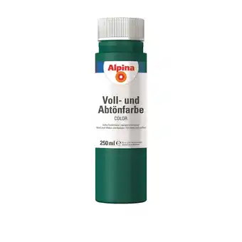 toom Baumarkt Alpina Voll- und Abtönfarbe 'Deep Green' dunkelgrün 250 ml Angebot
