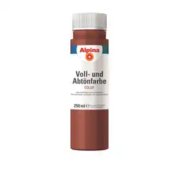 toom Baumarkt Alpina Voll- und Abtönfarbe 'Spicy Red' rotbraun 250 ml Angebot