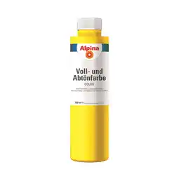 toom Baumarkt Alpina Voll- und Abtönfarbe 'Sunny Yellow' gelb 750 ml Angebot