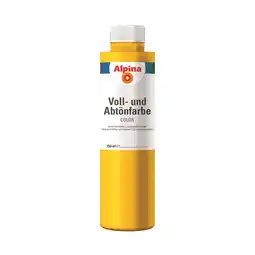 toom Baumarkt Alpina Voll- und Abtönfarbe 'Lucky Yellow' orangegelb 750 ml Angebot