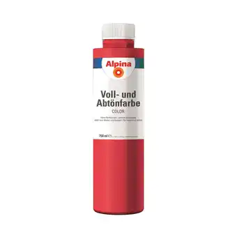 toom Baumarkt Alpina Voll- und Abtönfarbe 'Fire Red' feuerrot 750 ml Angebot