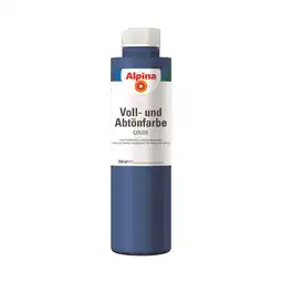 toom Baumarkt Alpina Voll- und Abtönfarbe 'Mystery Blue' dunkelblau 750 ml Angebot