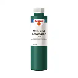 toom Baumarkt Alpina Voll- und Abtönfarbe 'Deep Green' dunkelgrün 750 ml Angebot