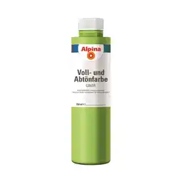 toom Baumarkt Alpina Voll- und Abtönfarbe 'Power Green' hellgrün 750 ml Angebot