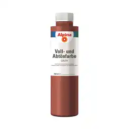 toom Baumarkt Alpina Voll- und Abtönfarbe 'Spicy Red' rotbraun 750 ml Angebot